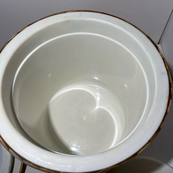 Vintage Wood And Shell Mother Of Pearl Frog Ice Bucket - EUC
